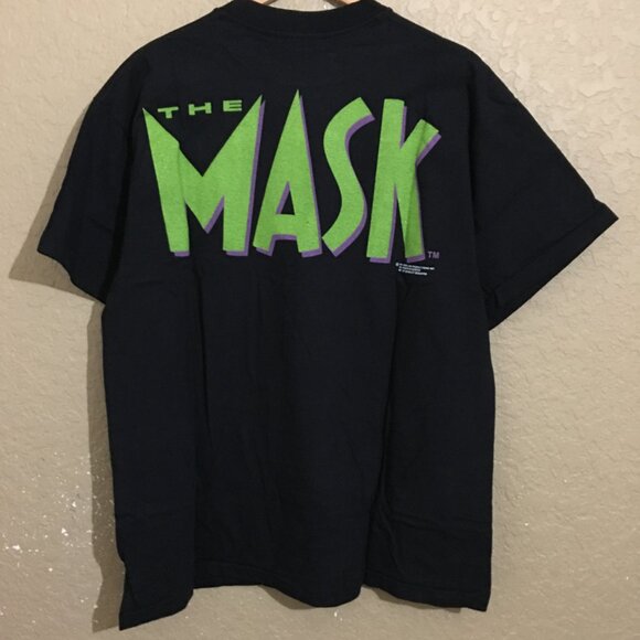 The Mask From Zero To Hero Movie Promo Jim Carrey T-Shirt XL Modern - Picture 3 of 5